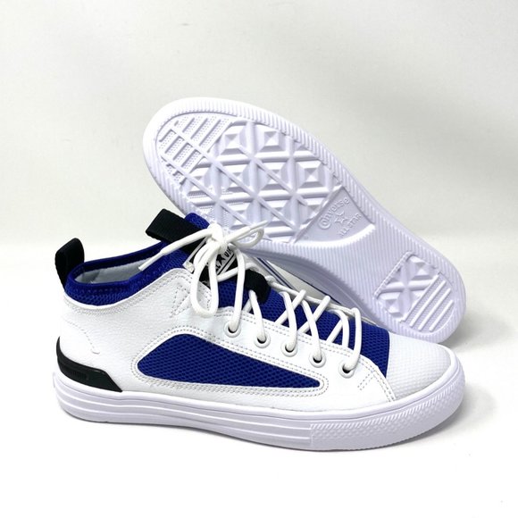 Converse CTAS ULTRA Mid Sneaker Blue White Mesh Women's Size 169664C - Picture 4 of 9